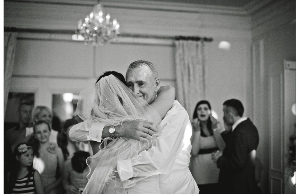 Father of the bride dancing with his daughter, West Tower Wedding Photography