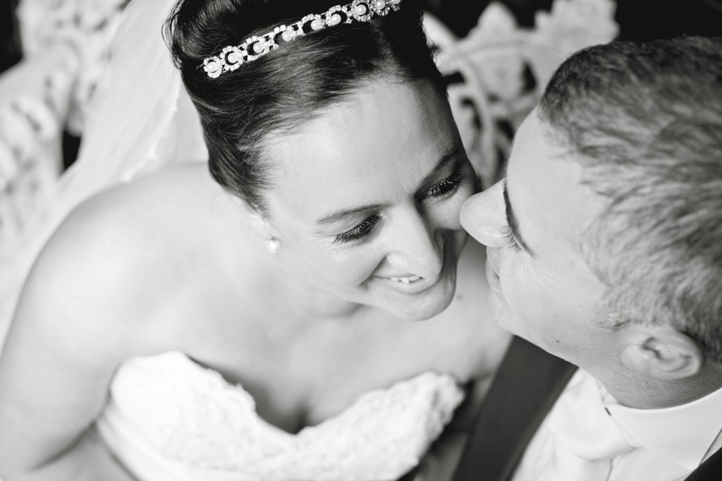 Laughing together - newlyweds wedding photography