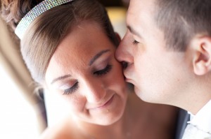 Groom Kisses Bride | Liverpool Wedding Photography