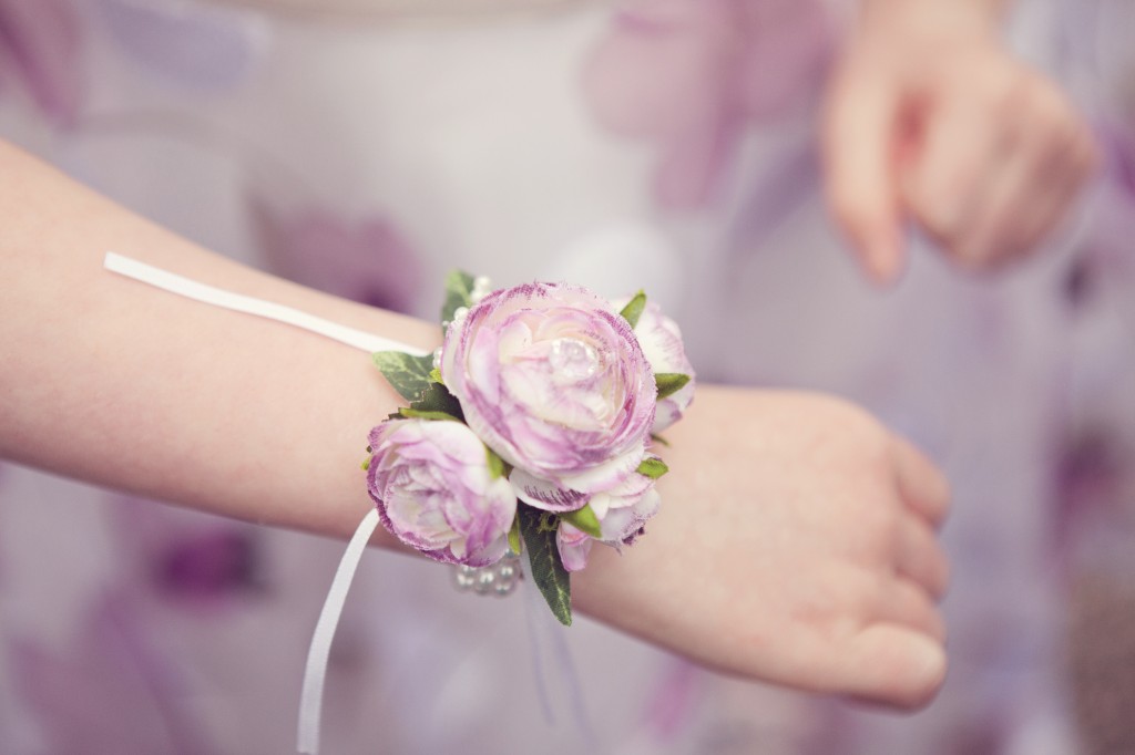 Wedding Flower Corsage Details - Northop Hall