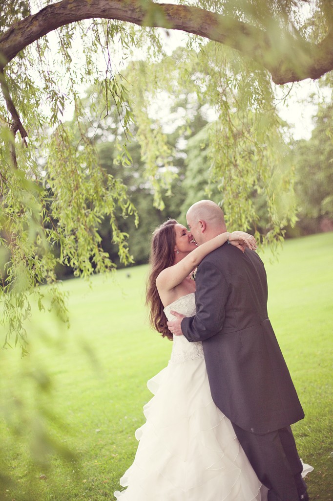 Kissing Under the Weeping Willow Tree - Northop Hall