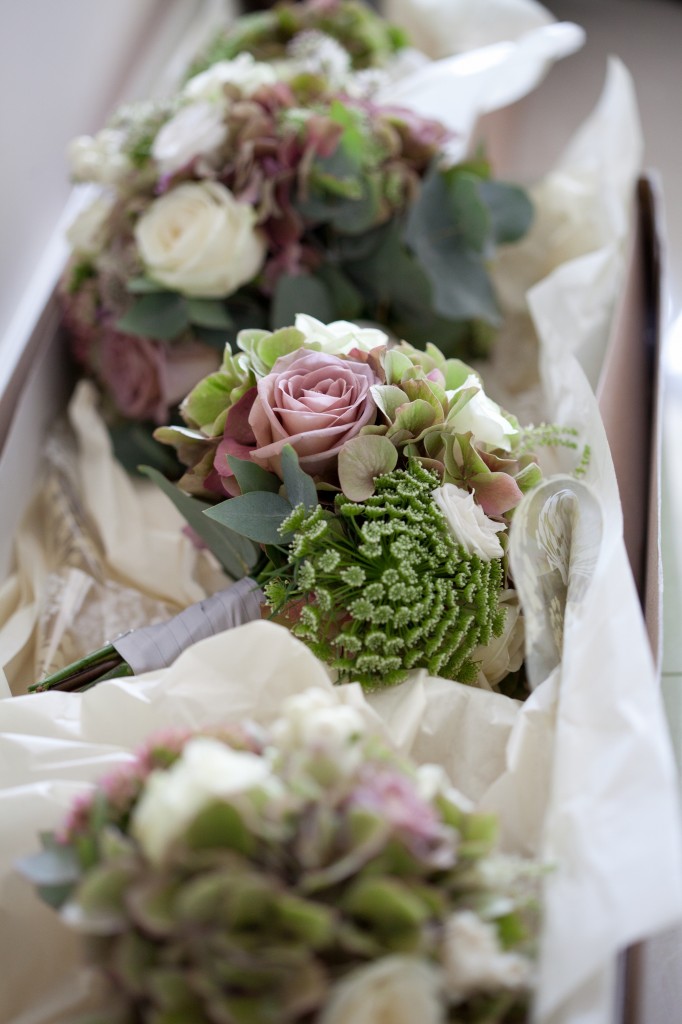 Bridesmaid flowers. Stunning collection of flowers used for the bouquets. 