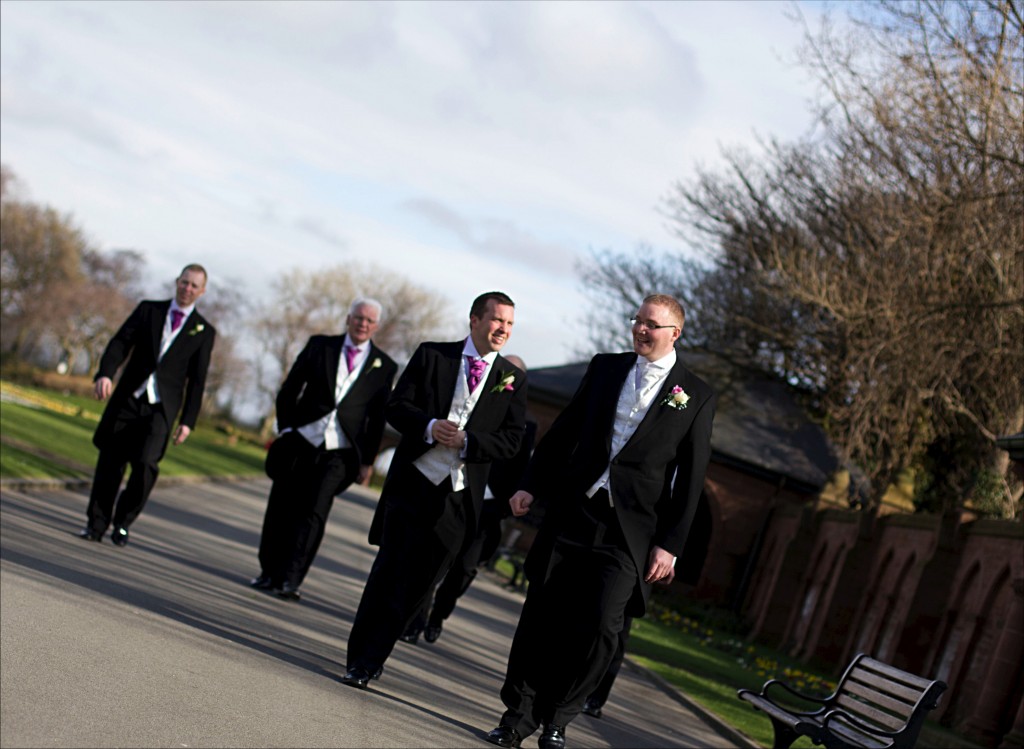 A Groom and His Men Liverpool Wedding