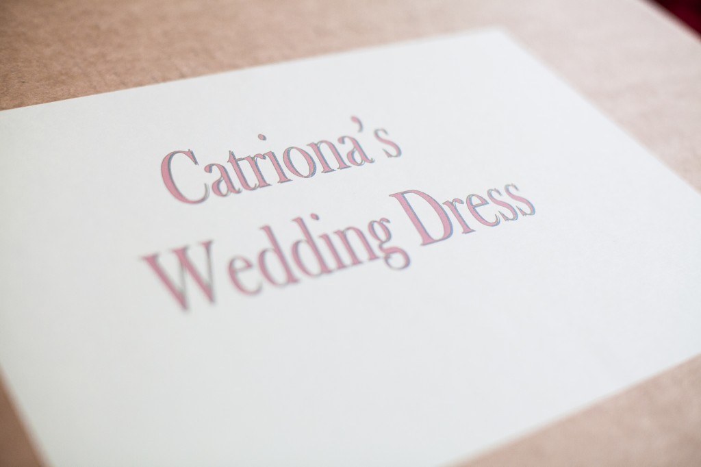 Wedding Dress Box Cumbria Wedding photography