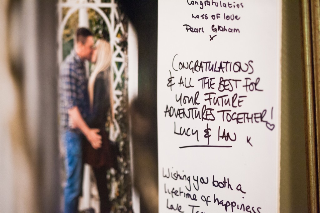 Comments on wedding signing photograph