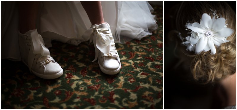 Amazing bride details during Criccieth Wales Wedding Photography