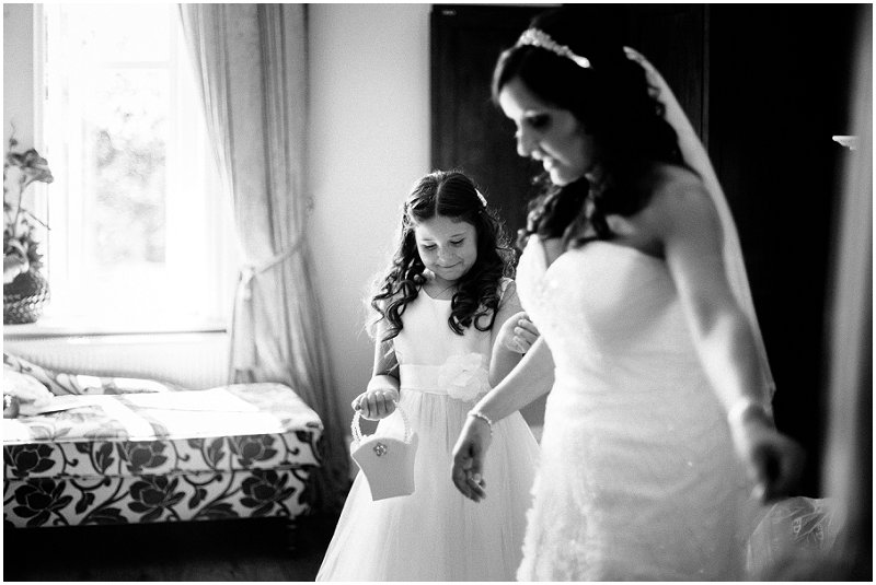 Flower girl at West Tower Wedding Photography