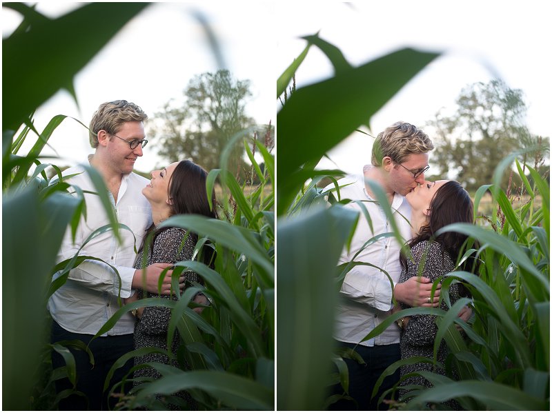 Kissing in the corn fields | Ormskirk Photography