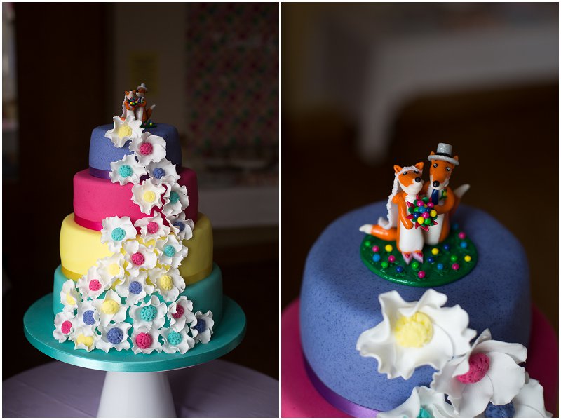 Tosside Wedding Photography | Foxes Cake Topper