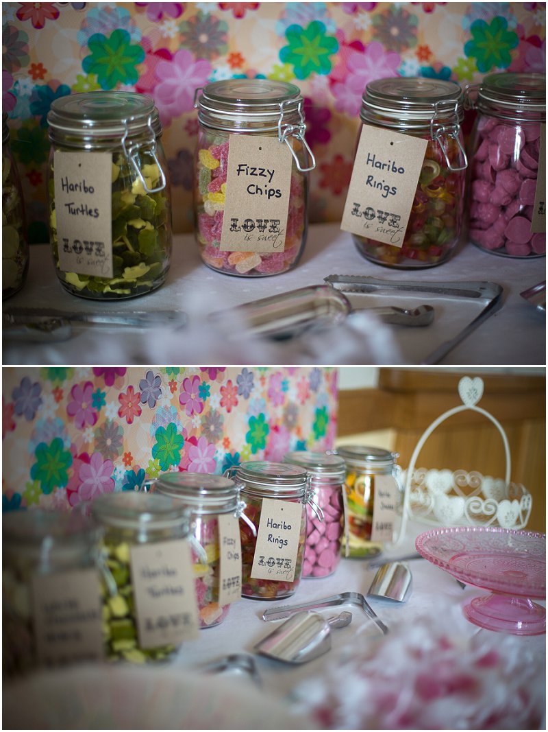 Pick and Mix Wedding Sweet Table