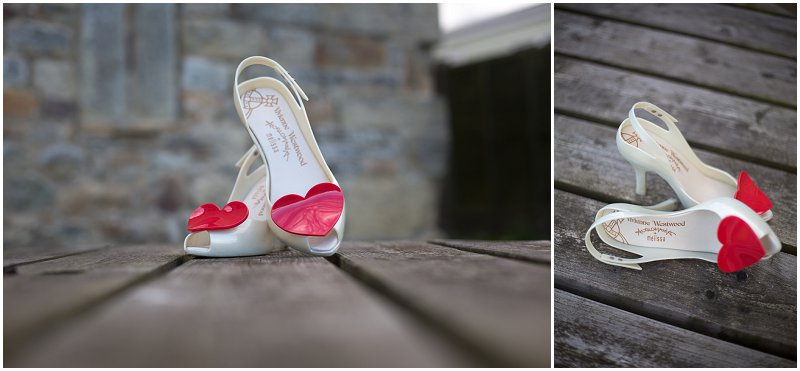 Vivian Westwood Wedding shoes | Hearts