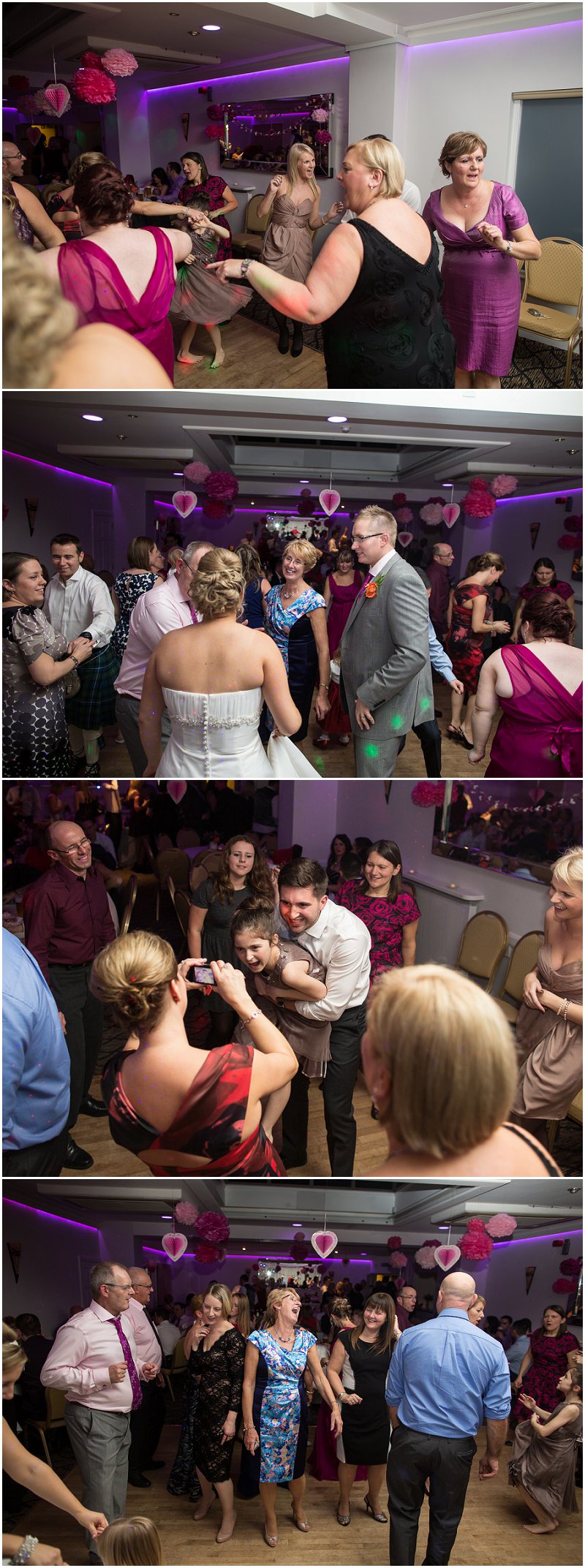 Evening Dancing at Wordsworth Hotel Cumbria Wedding Photographer