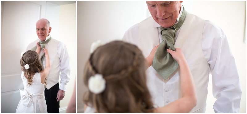 Cravat troubles at Birtsmorton Court Wedding Photography