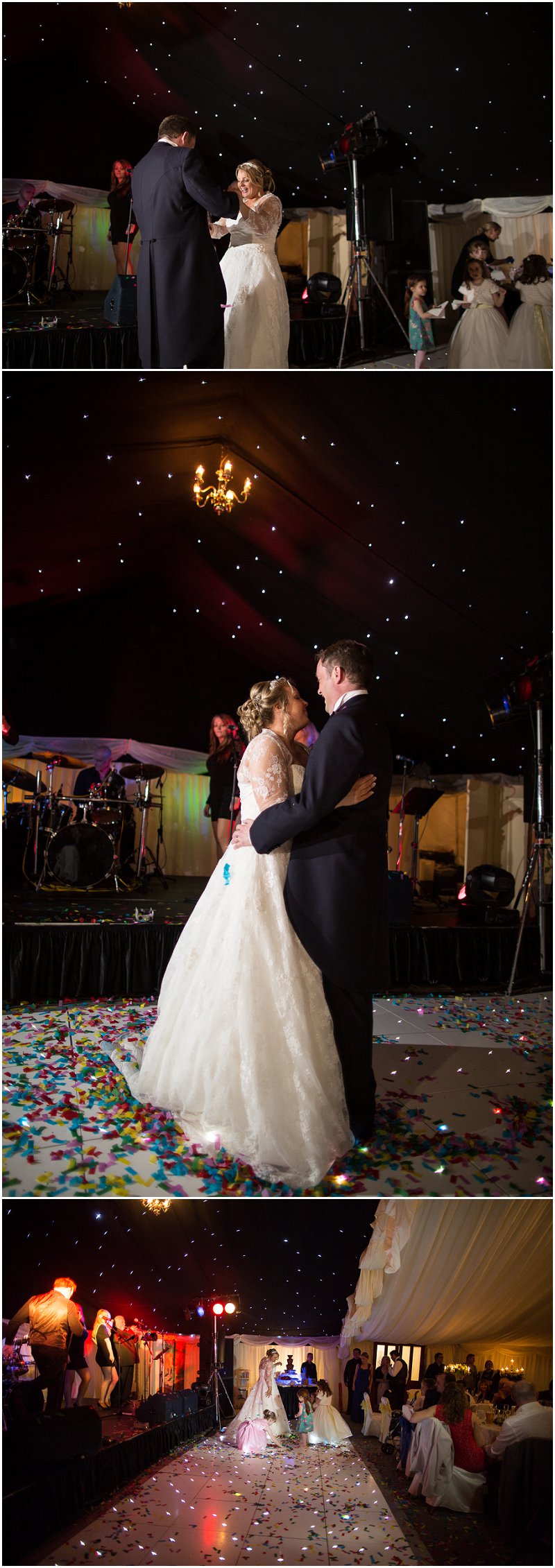 First dance in Marquee at The Inn on the Lake Ullswater Wedding Photography