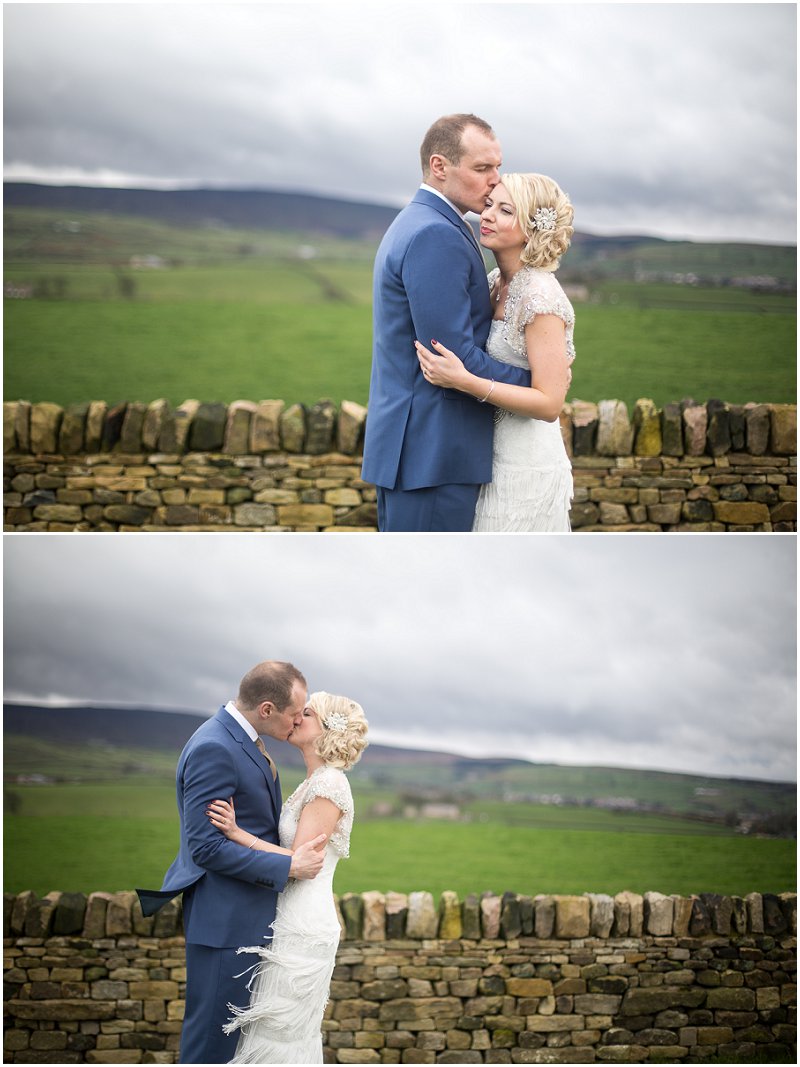 Beautiful Couple at wedding at The Alma Inn Lancashire | Karli Harrison Photography