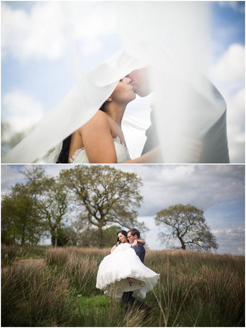 Beautiful bride and groom at Stanley House, Mellor