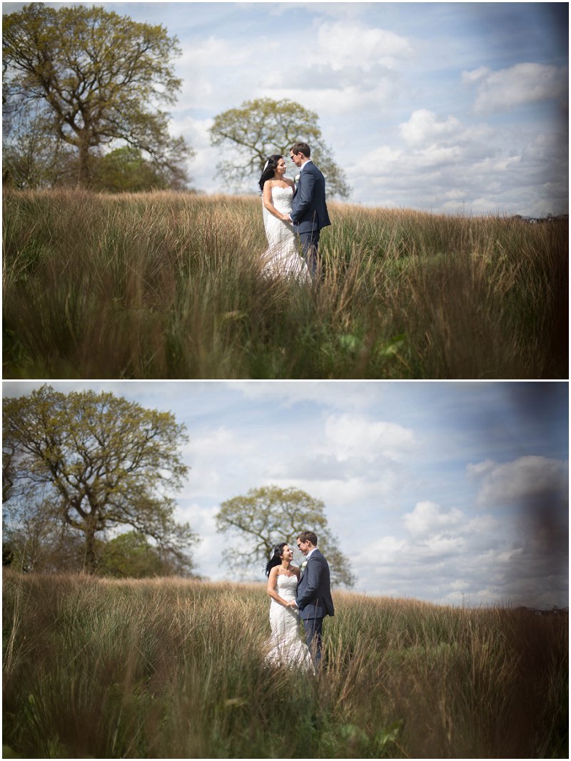 Field at Stanley House Mellor Wedding Photographer