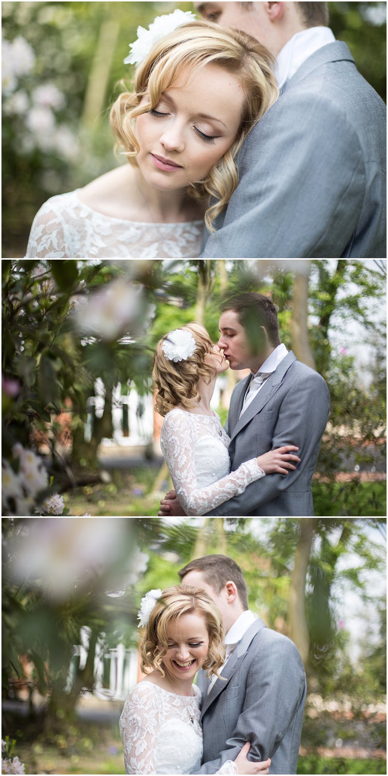 Bride and groom during portraits at Ashfield House Wedding photographer