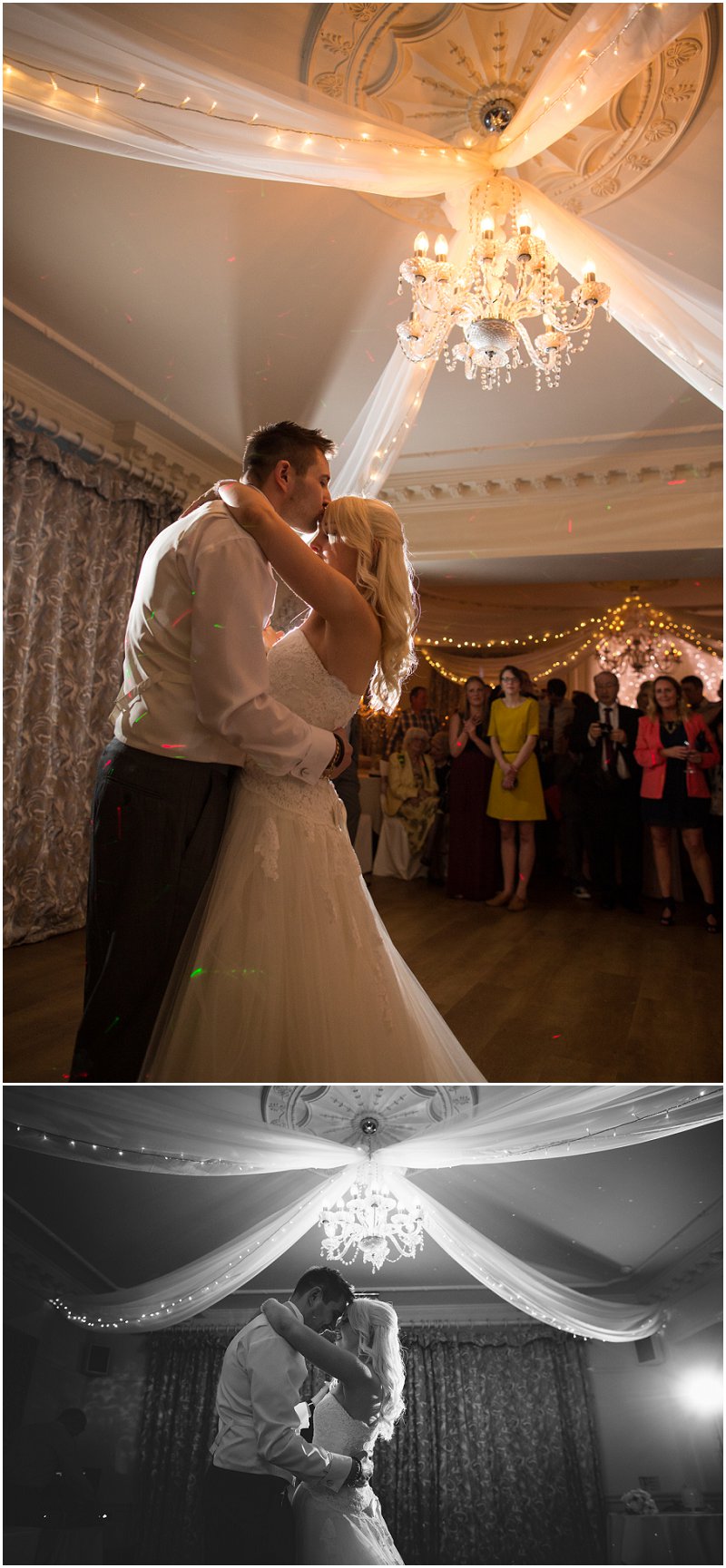 Beautiful First dance of bride and groom at Eaves Hall | Clitheroe Wedding Photographer