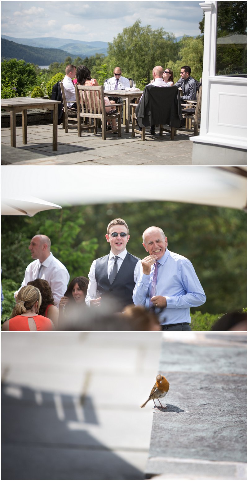 A wedding at Linthwaite House Grounds Windermere Photographer
