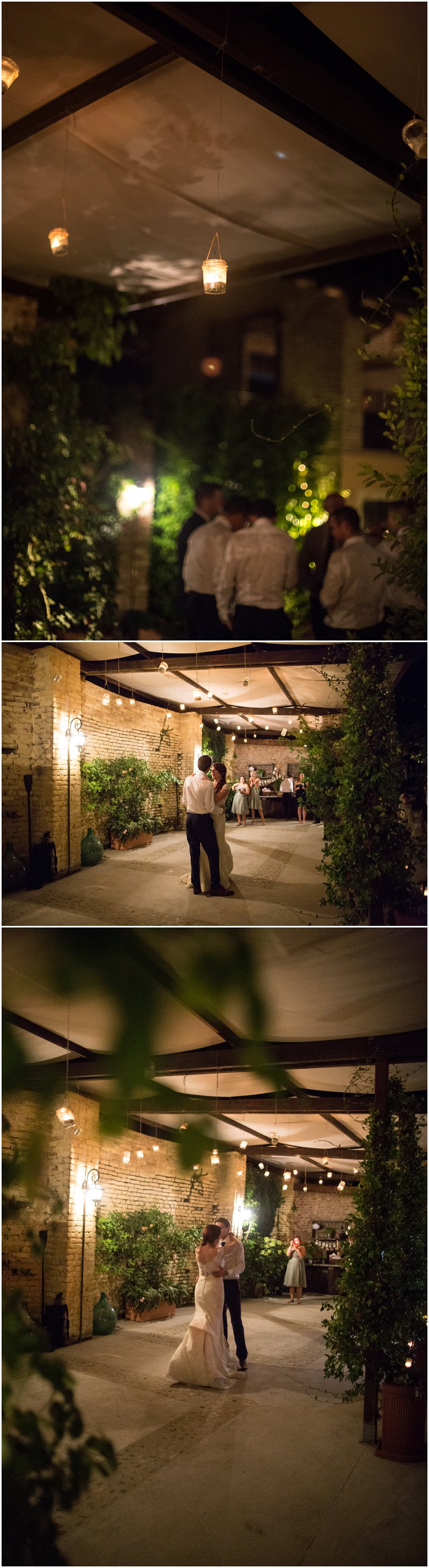 First Dance by Candle Light at La Villa, Piedmont Italy Wedding 
