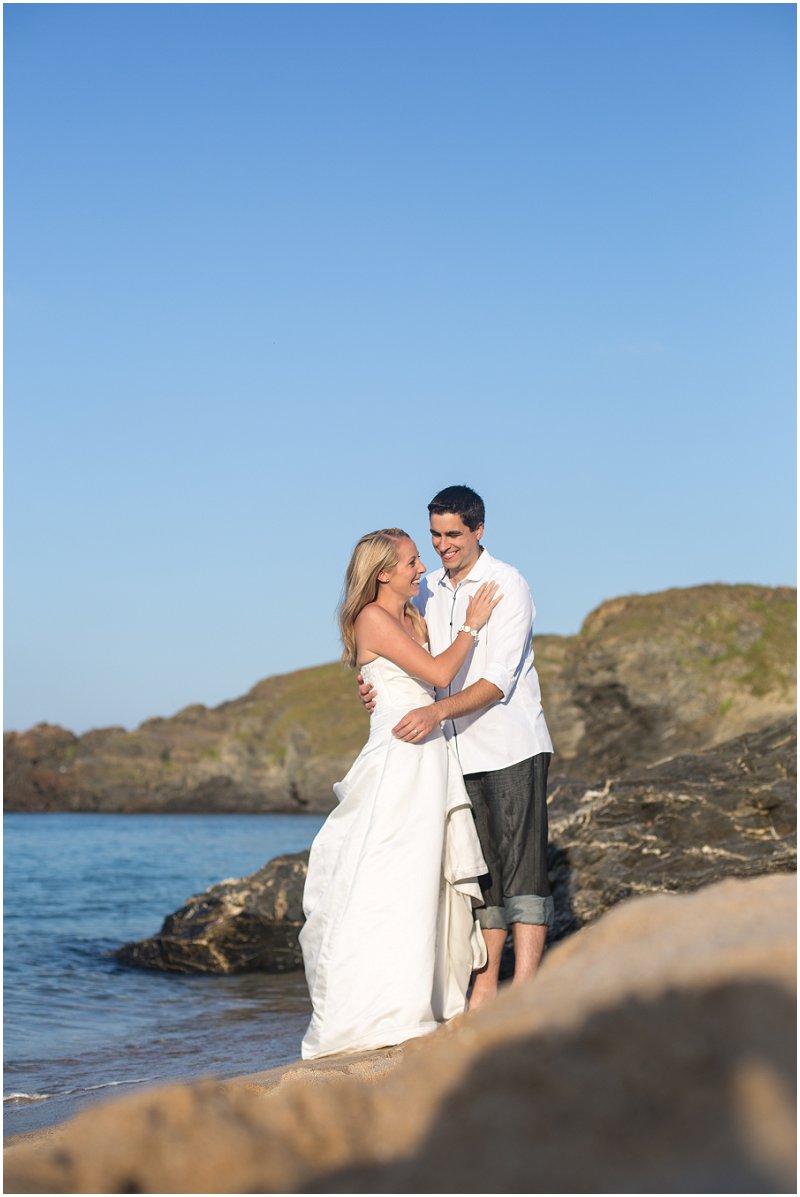 Beautiful bride and groom at Cornwall Wedding Photography shoot