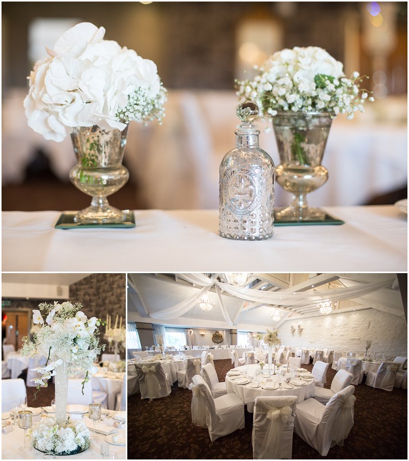 Beautiful wedding details at wedding at Stanley House Hotel, Mellor