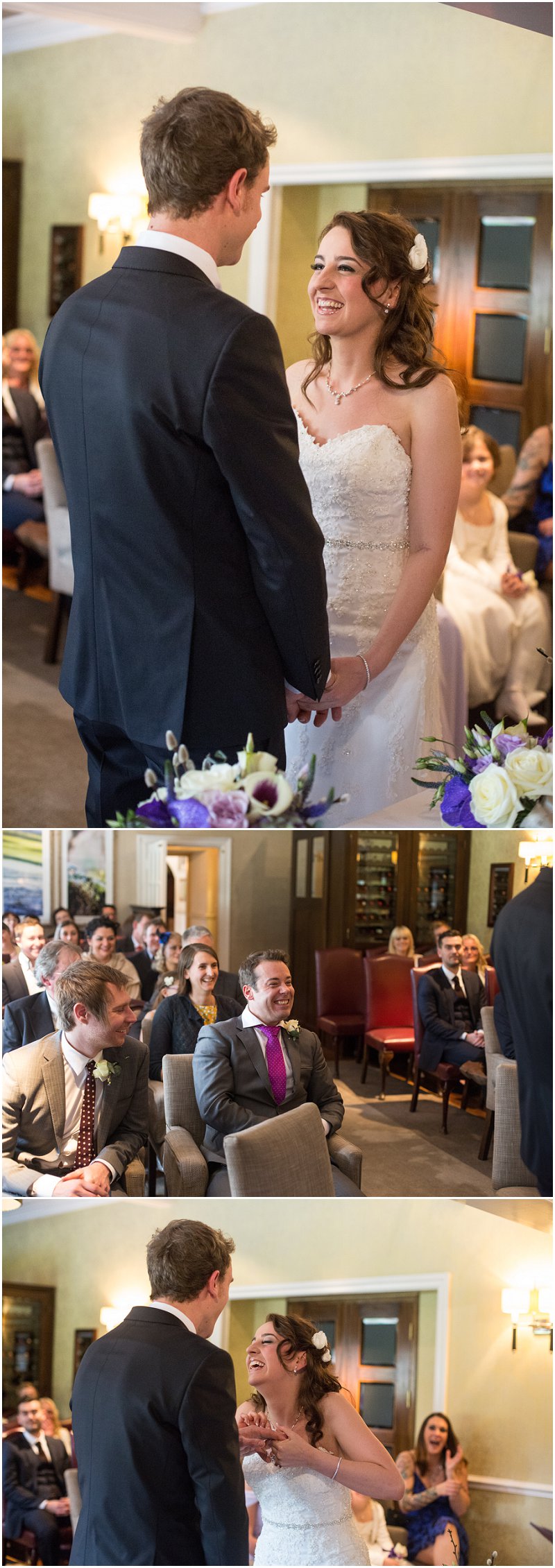 Wedding Ceremony at Linthwaite Hotel Cumbria