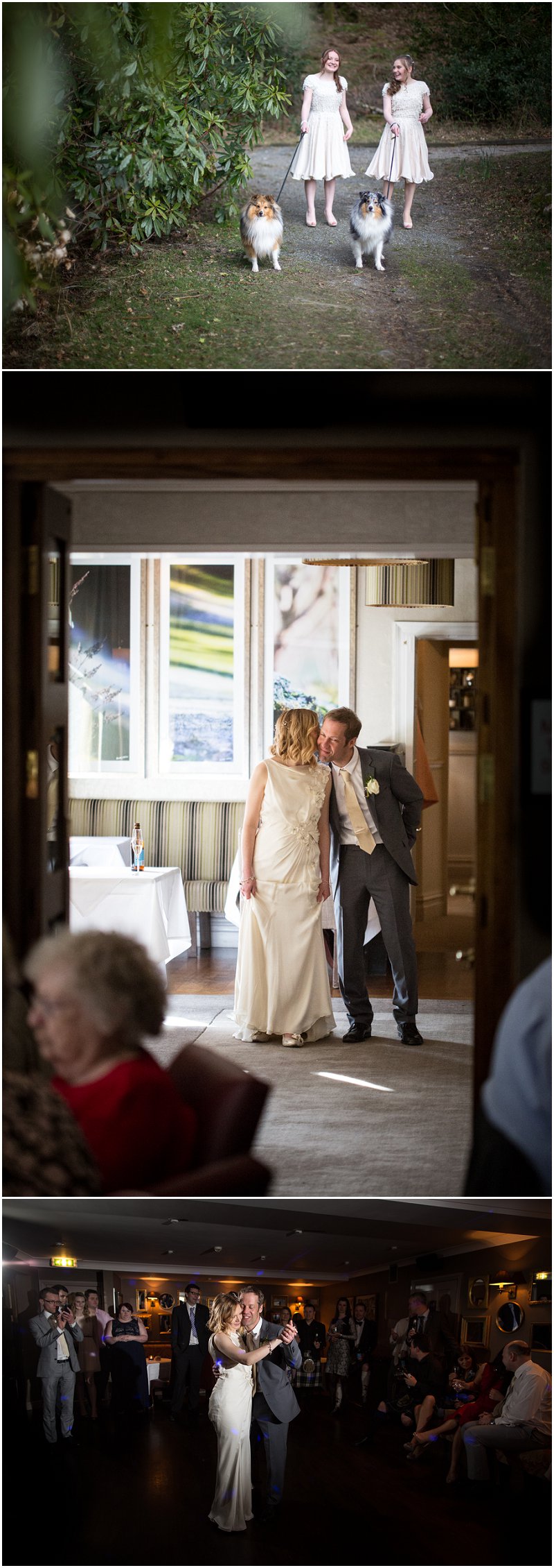 Wedding Sneak Peek Photographs at Linthwaite House Hotel