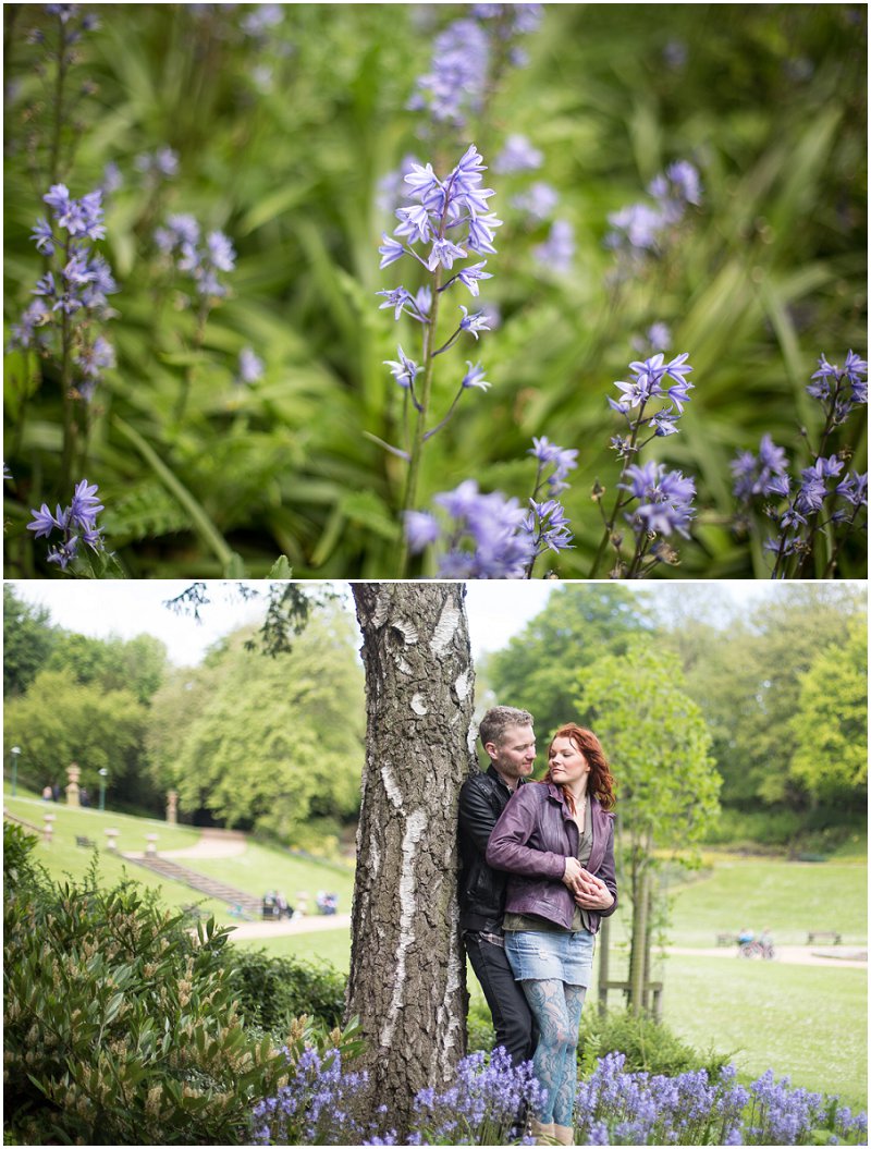 Gorgeous Bluebells on Photo shoot in Preston Avenham Park Lancashire