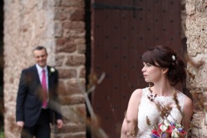Groom and Bride - Portraits at Rowton Castle, Shropshire