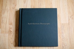 Gorgeous Leather Wedding Album by Karli Harrison Photography