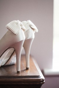 Detail Photograph of Wedding Shoes