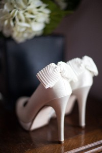 Stunning bride shoes, Cheshire Photography