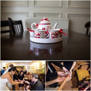 Tea Ceremony at Wedding at The Villa Wedding Photography Lancashire