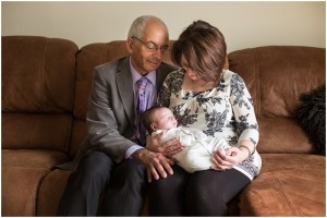 Grandparents with new Grandson Photography