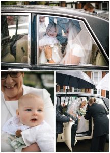 Bride arrives at The Lodge at Mesnes Park