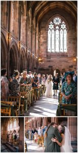 Ceremony at Easterbrook Hall Crichton Estate wedding photographer