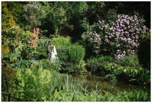 Bride and groom Crichton Estate Dumfries