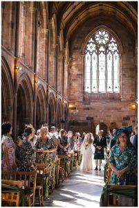 Here comes the bride