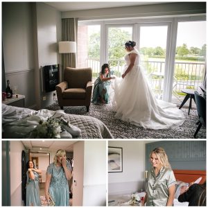 Bride prep Smiths Hotel