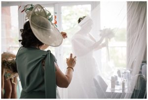 Mother of bride with bride