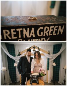wedding ceremony famous blacksmiths shop gretna Green