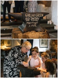 Old smithy anvil gretna Green