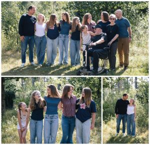 Family photographs Whinfell Forest