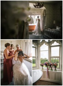 Bride in bridal suite