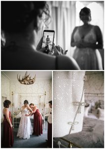 Bride prep at Wennington Hall