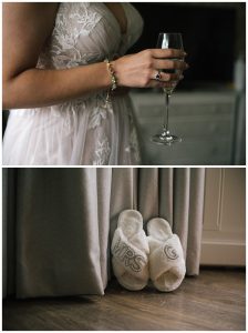 detail photos of bride prep