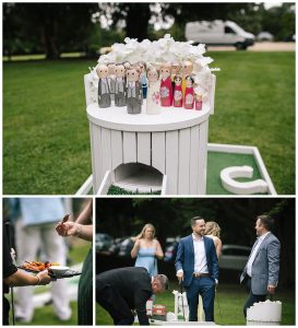 Mini golf at wedding
