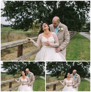 Thirsk bride and groom
